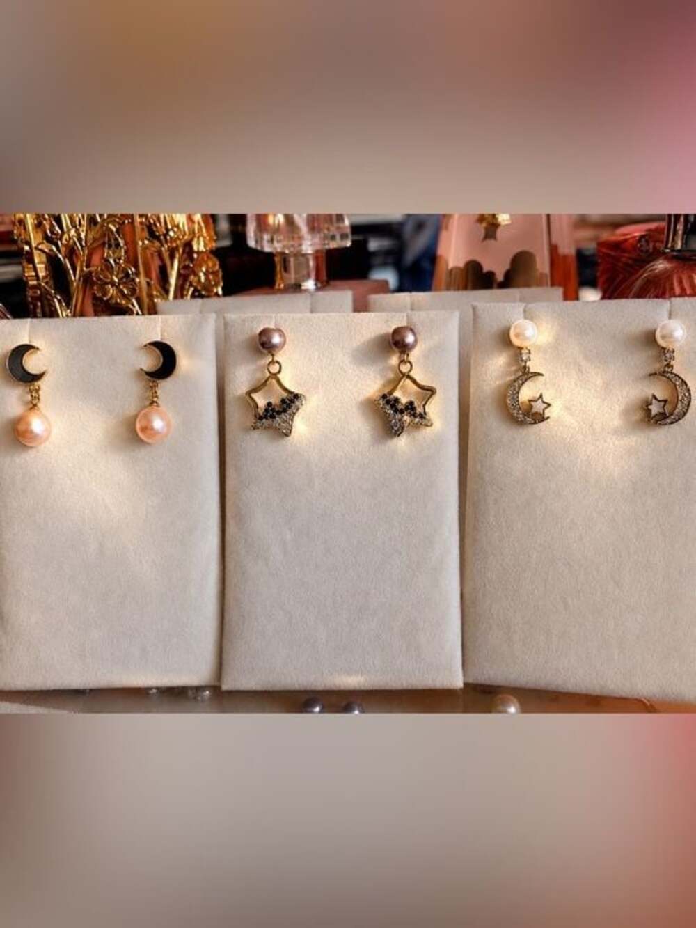 Pick 1 Celestial Drop Earrings with Mother of Pearl Accents